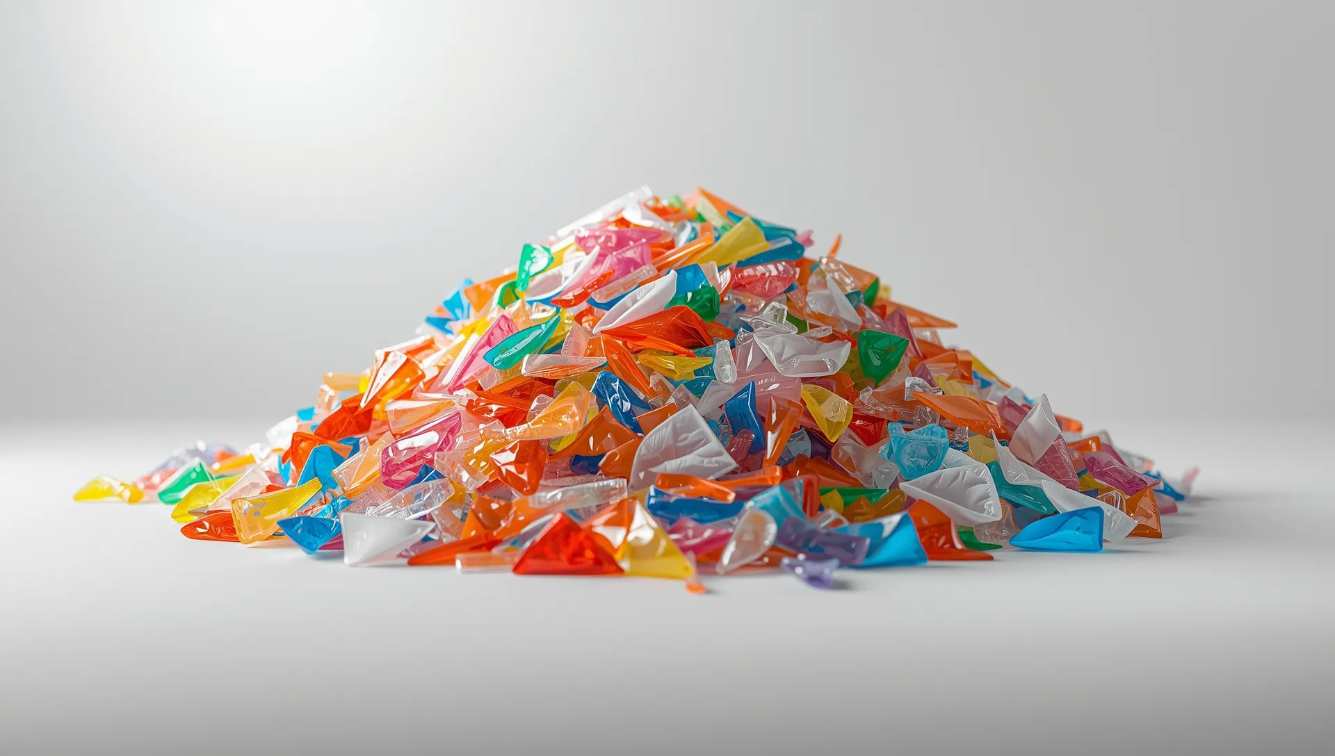 Recycled PET flakes — raw material input